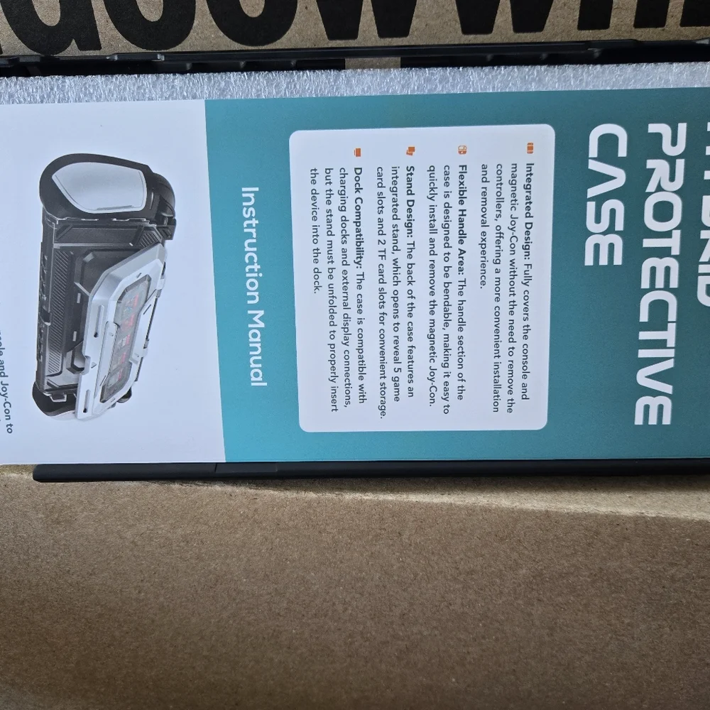 Nintendo Switch Black and White Protective Case